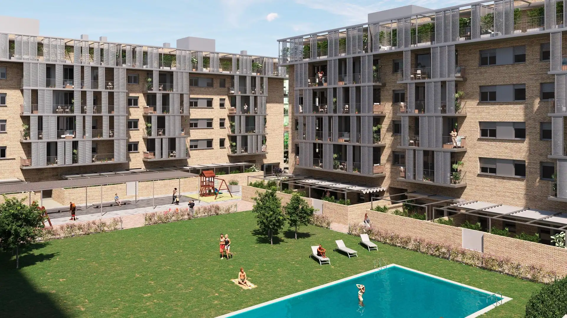 Vista exterior de Piso en venta en Vilafranca del Penedès con Aire acondicionado, Terraza y Trastero