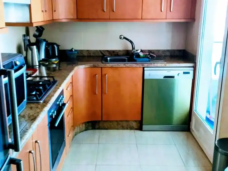 Kitchen of Flat for rent in Altea  with Air Conditioner, Heating and Private garden