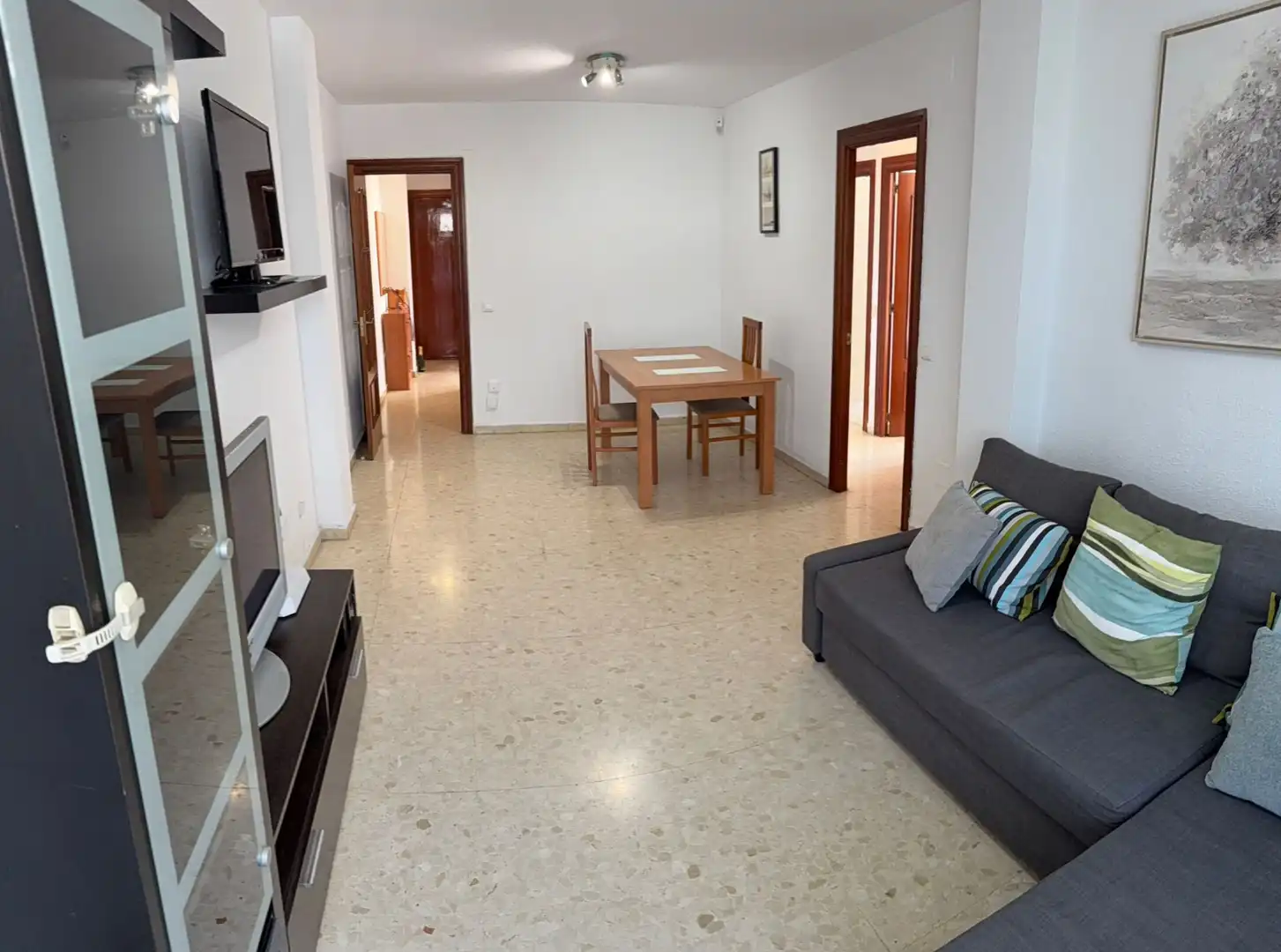 Sala d'estar de Apartament en venda en Torremolinos amb Aire condicionat, Terrassa i Traster