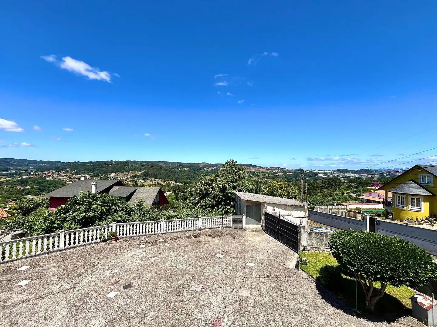Vista exterior de Casa o chalet en venta en Cambre  con Jardín privado