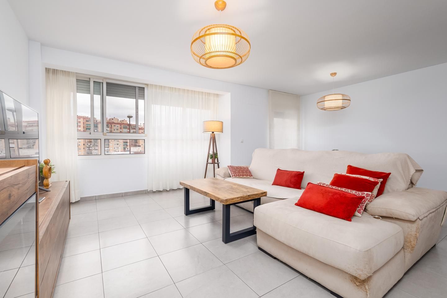 Living room of Flat to rent in Málaga Capital  with Furnished