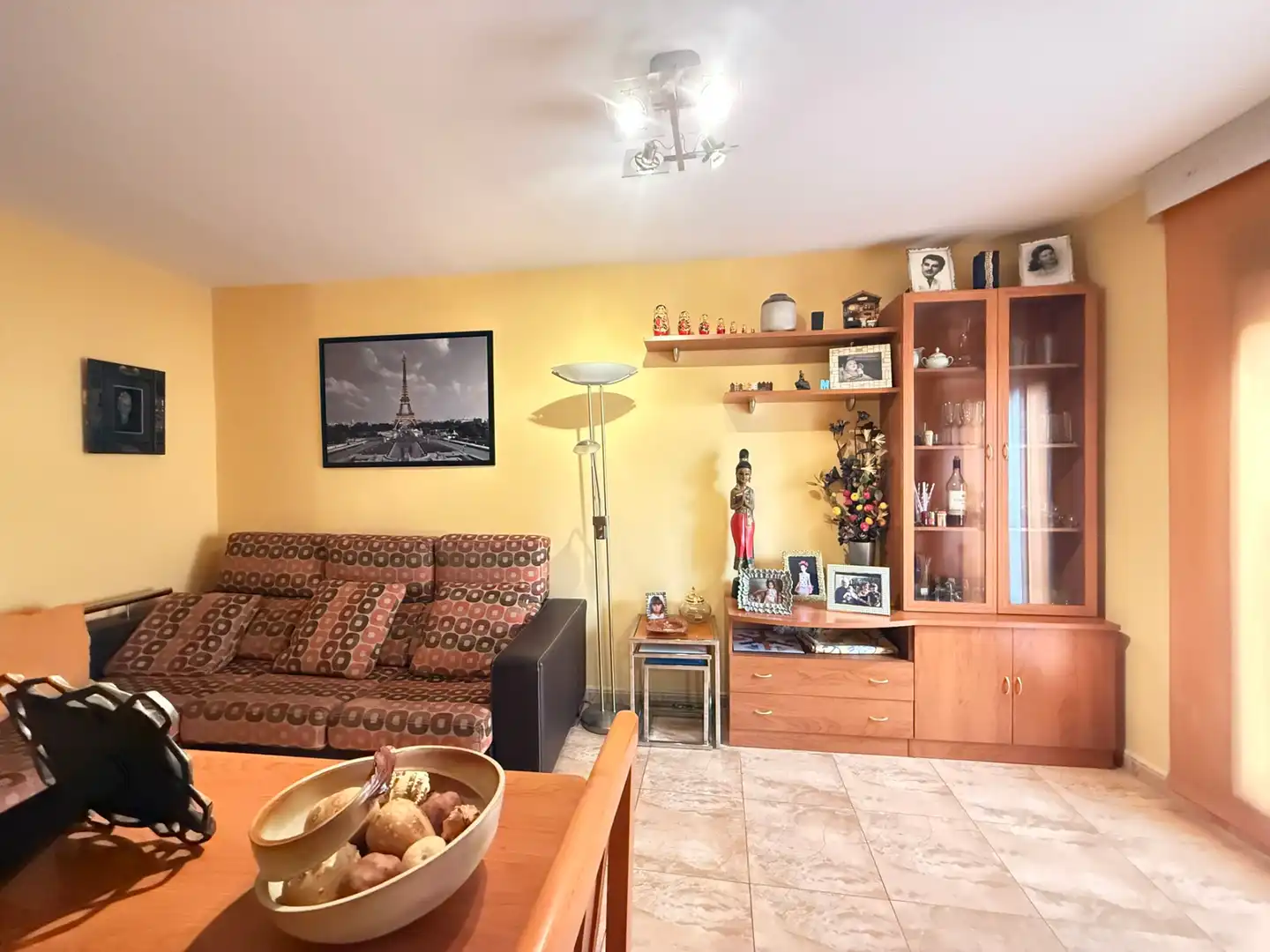 Sala de estar de Casa o chalet en venta en Caspe con Aire acondicionado, Calefacción y Trastero