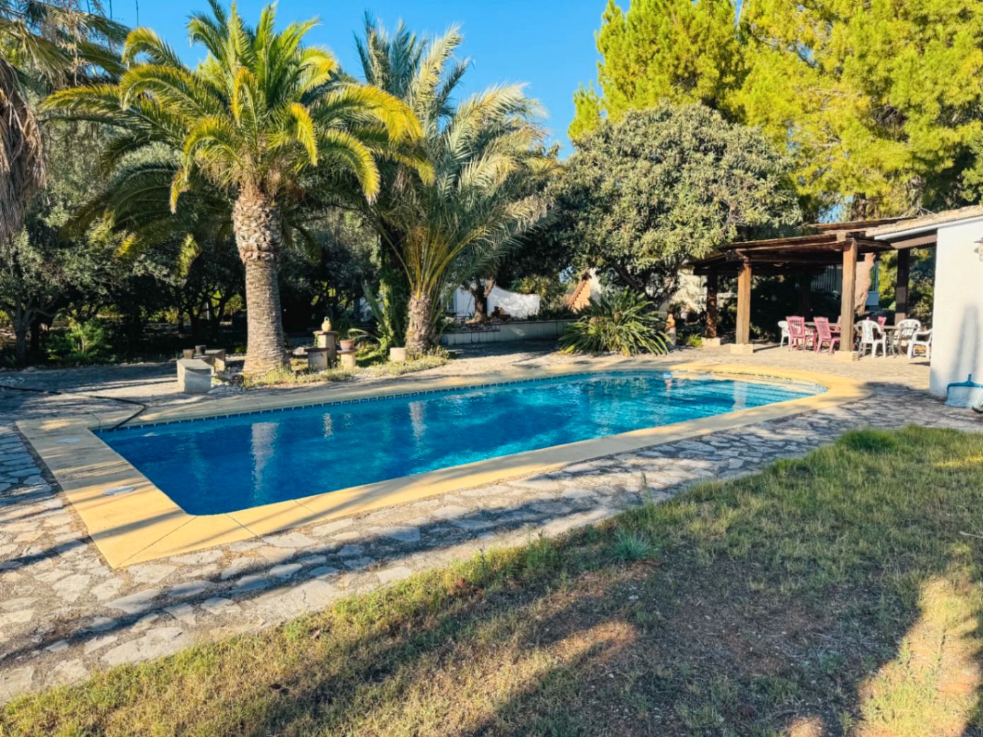 Piscina de Finca rústica en venda en Els Poblets amb Aire condicionat, Calefacció i Jardí privat