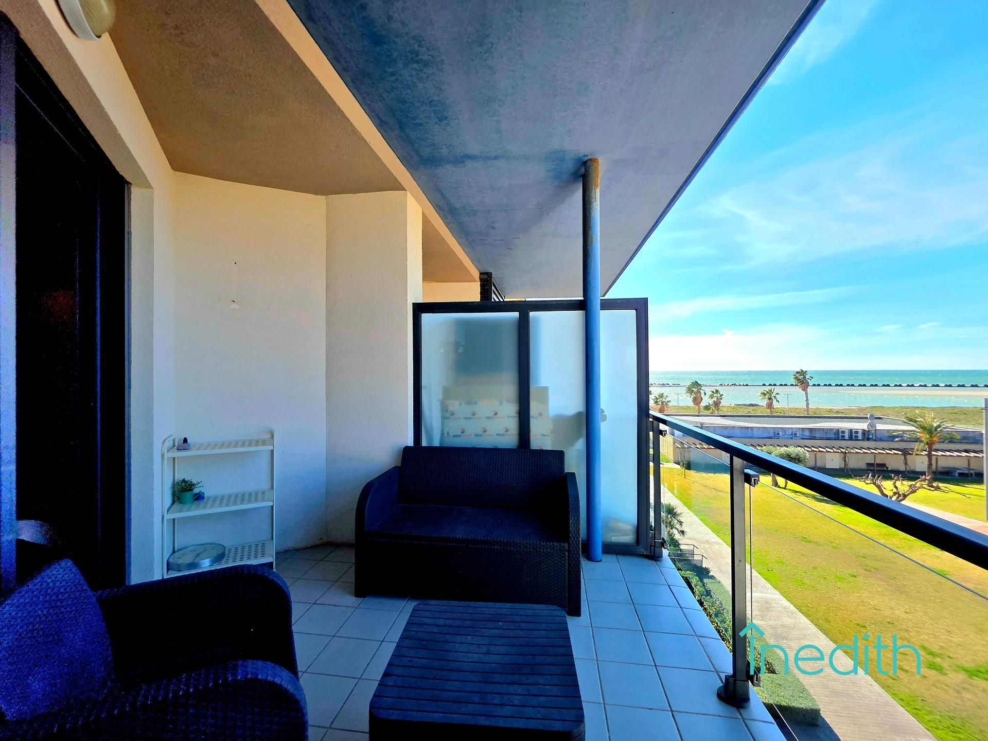 Balcony of Flat for sale in Cubelles  with Air Conditioner, Terrace and Storage room