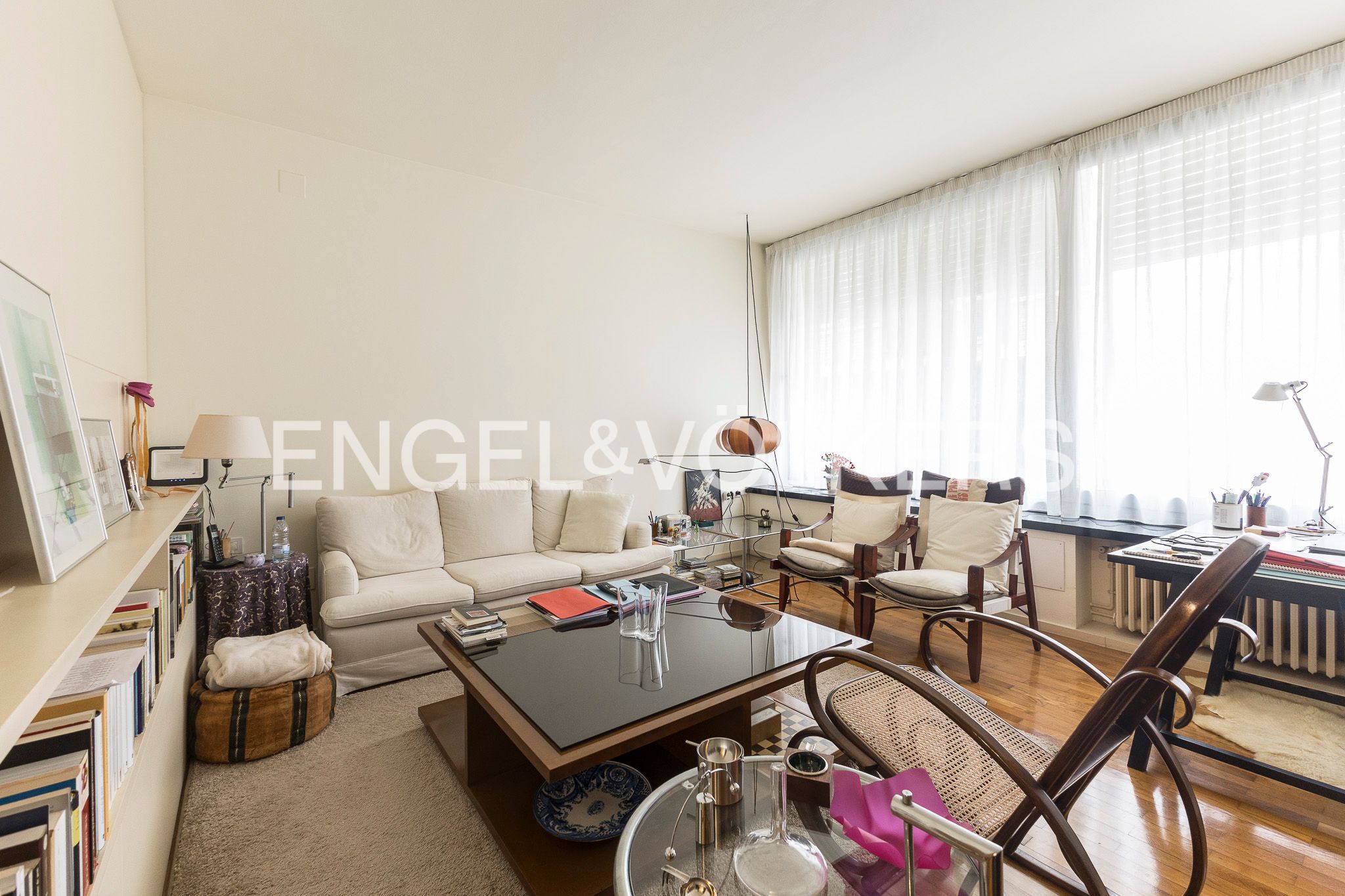 Sala de estar de Dúplex en venta en  Barcelona Capital con Calefacción y Parquet