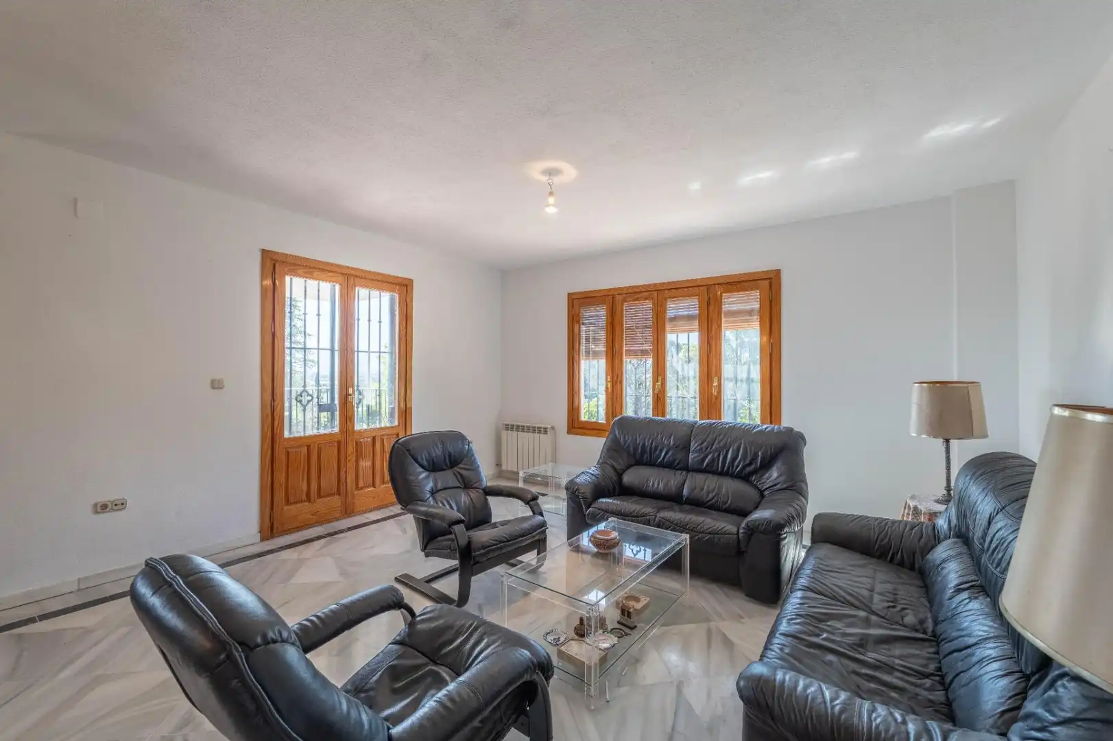 Sala de estar de Casa o chalet en venta en Las Gabias con Calefacción, Jardín privado y Terraza