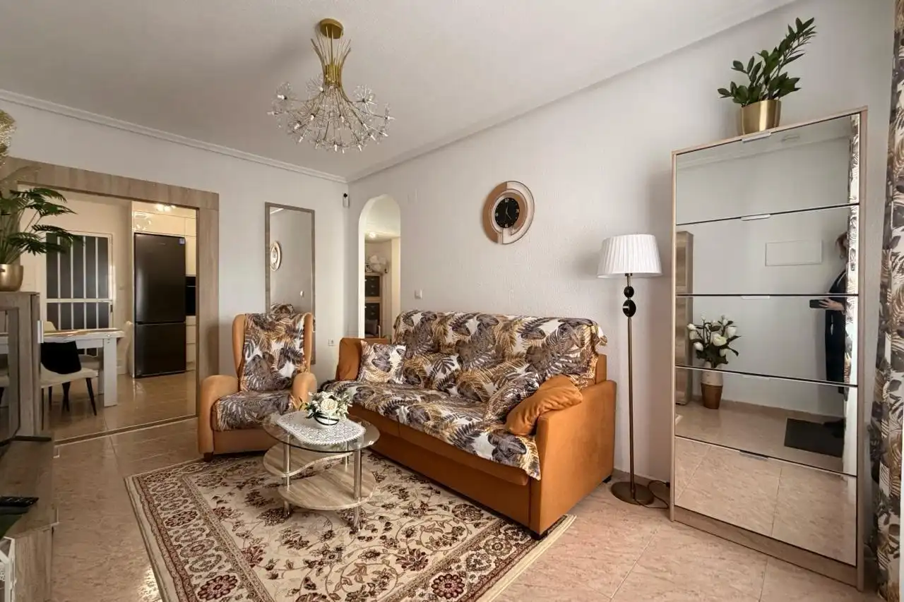Sala de estar de Planta baja en venta en Torrevieja con Aire acondicionado, Calefacción y Terraza