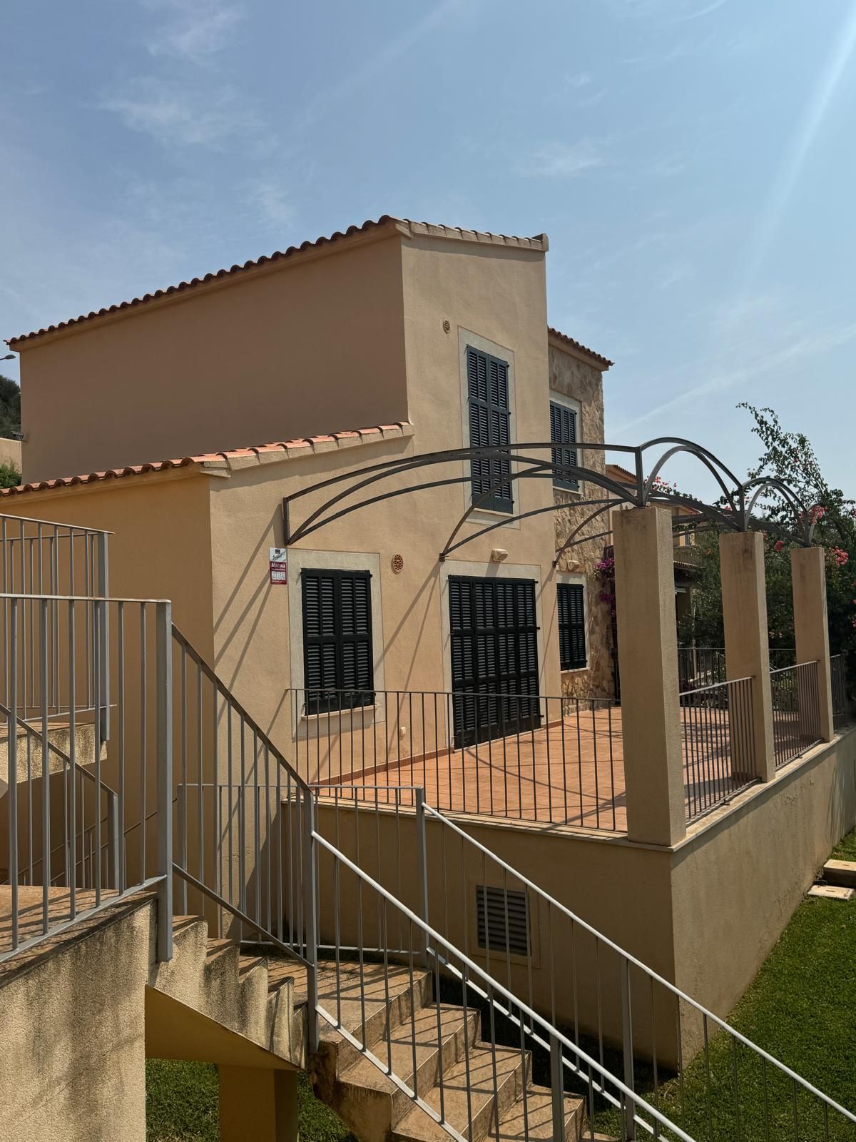 Exterior view of Single-family semi-detached for sale in Manacor  with Air Conditioner, Heating and Private garden