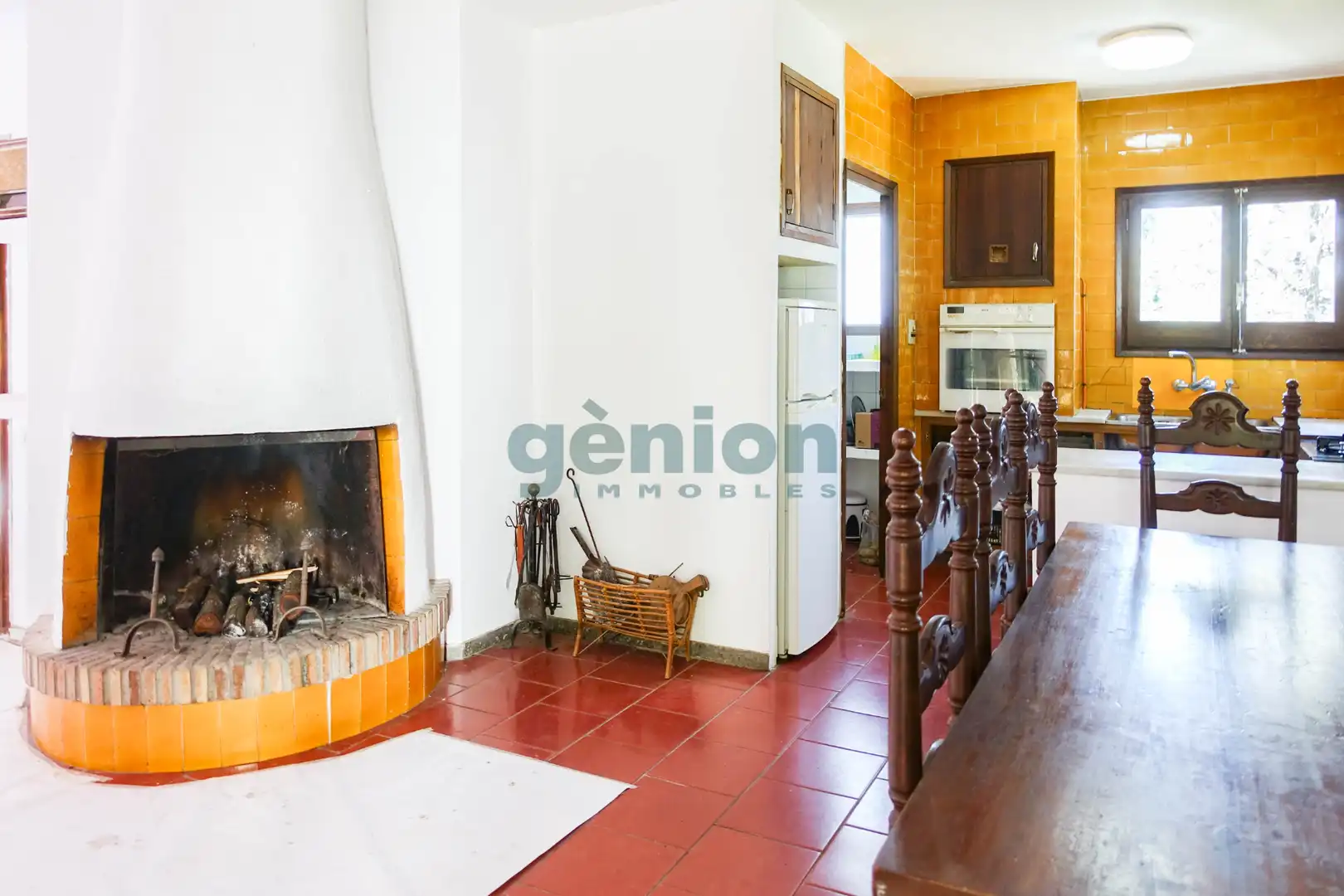 Cocina de Casa o chalet en venta en Sant Aniol de Finestres con Jardín privado y Terraza