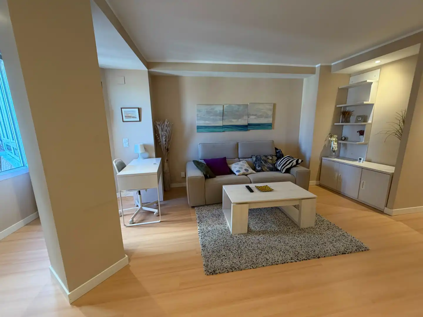 Sala de estar de Piso de alquiler en Valladolid con Calefacción y Amueblado