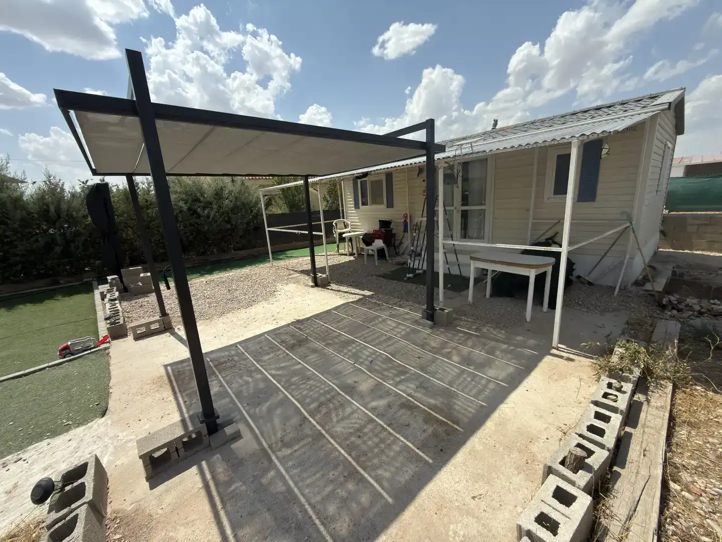 Terraza de Finca rústica en venta en Estremera con Aire acondicionado, Jardín privado y Parquet