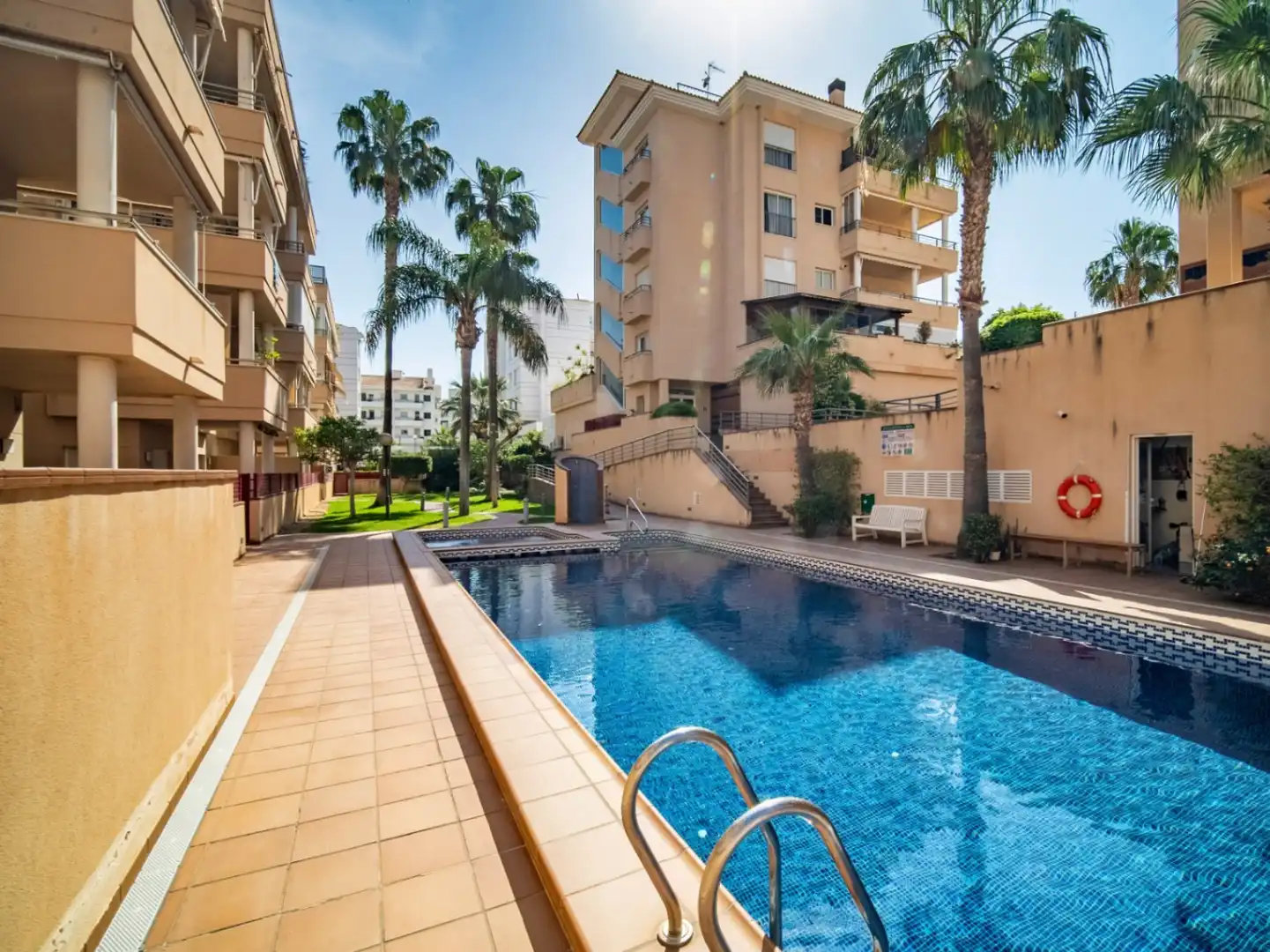 Swimming pool of Apartments for sale in L'Alfàs del Pi  with Air Conditioner, Heating and Private garden