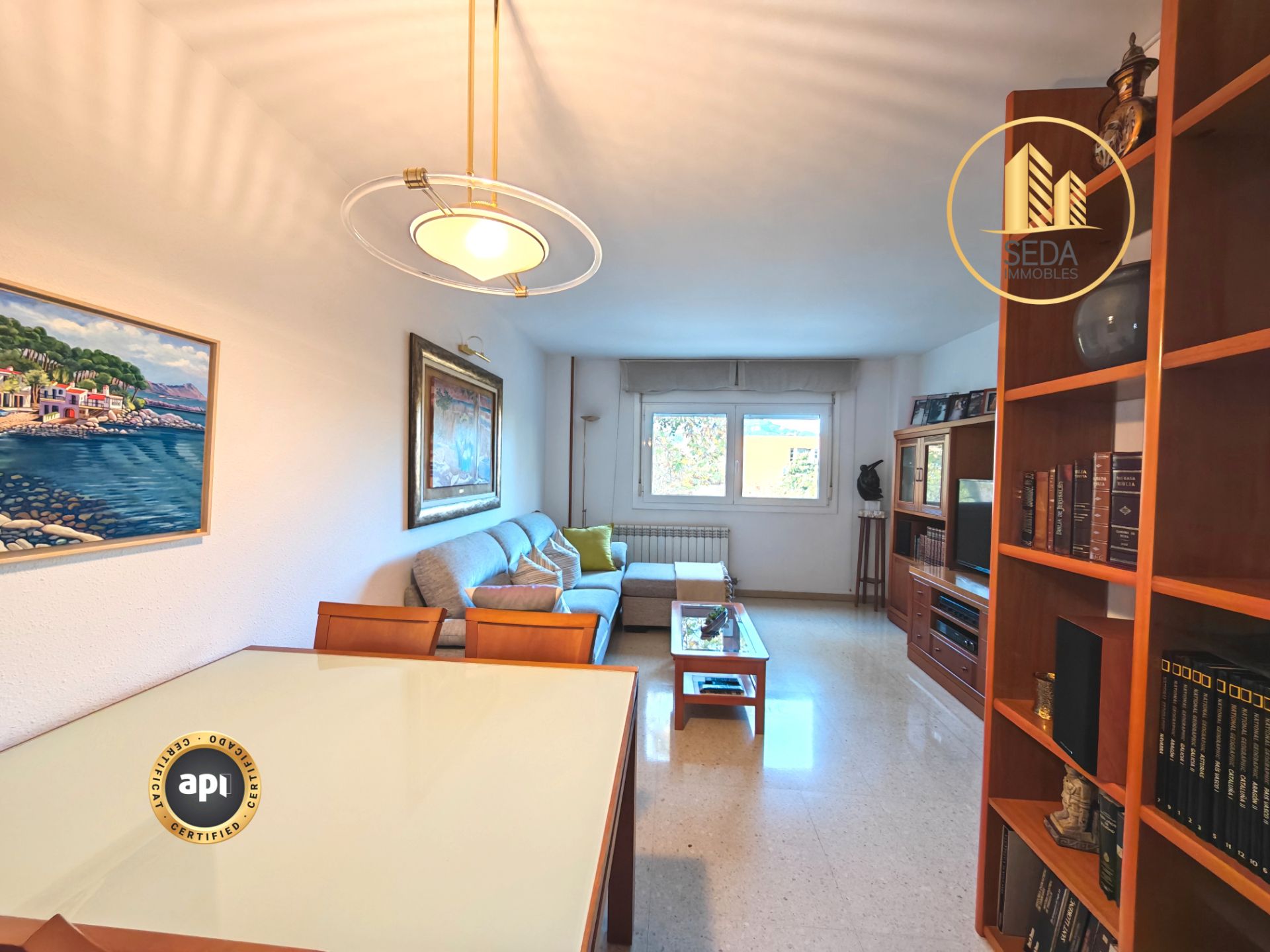 Sala d'estar de Pis en venda en Terrassa amb Calefacció