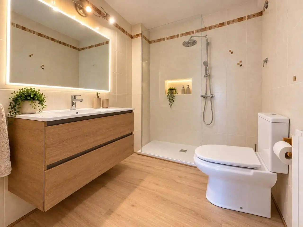 Bathroom of Flat for sale in Calonge i Sant Antoni  with Air Conditioner and Heating