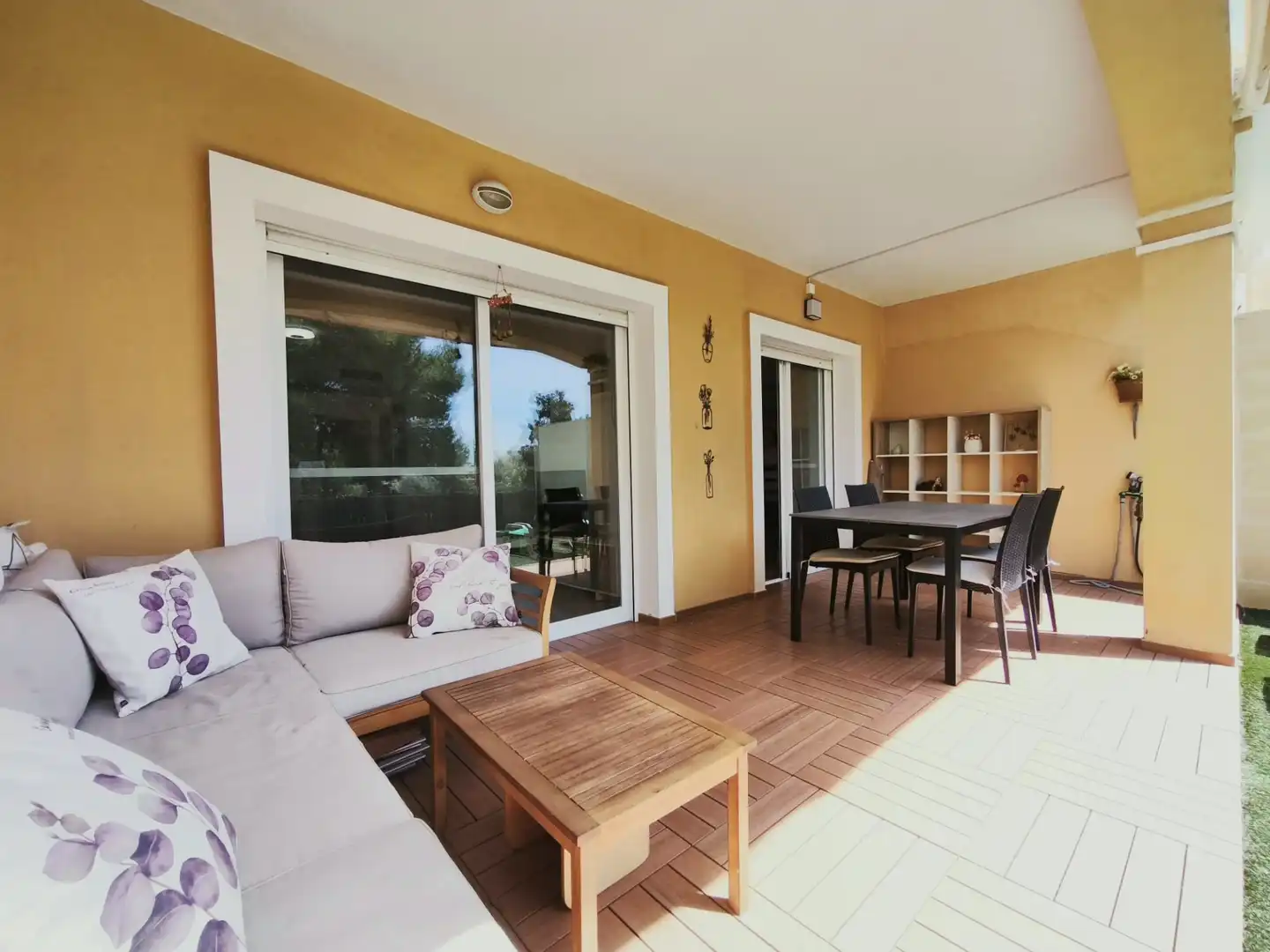 Terrace of Detached homes for rent in Mutxamel  with Air Conditioner, Heating and Private garden