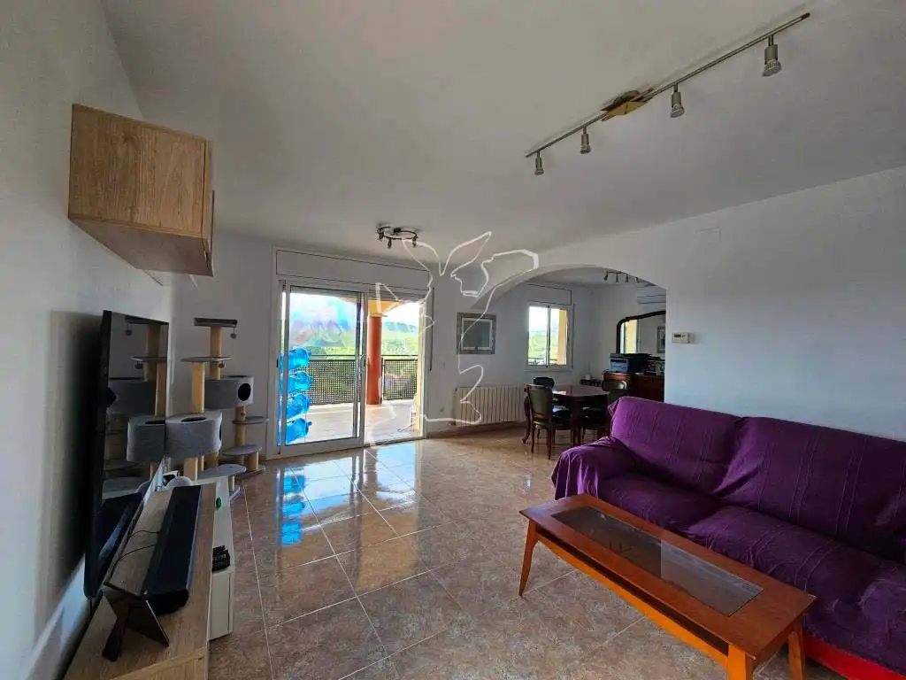 Sala de estar de Casa o chalet en venta en Vidreres con Jardín privado, Terraza y Piscina