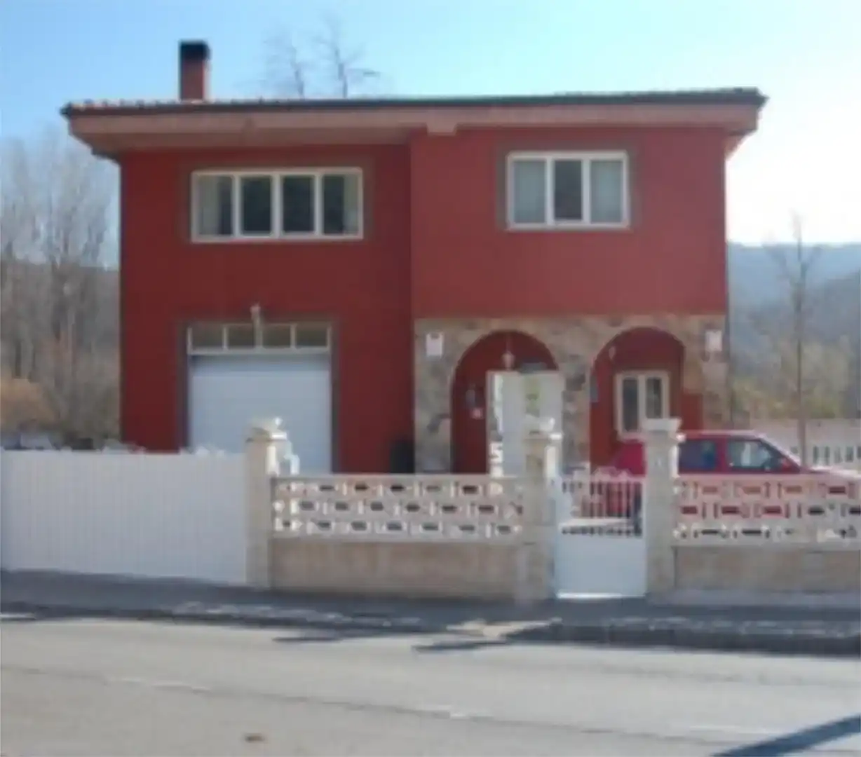Vista exterior de Casa o chalet en venta en La Vecilla con Jardín privado, Trastero y Piscina