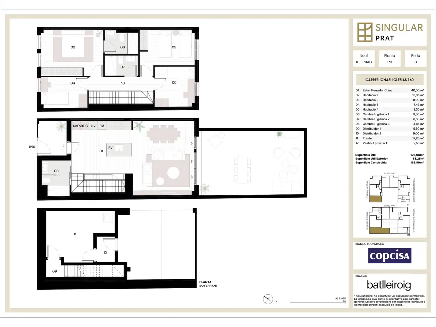 Duplexes for sale in El Prat de Llobregat  with Air Conditioner, Heating and Terrace