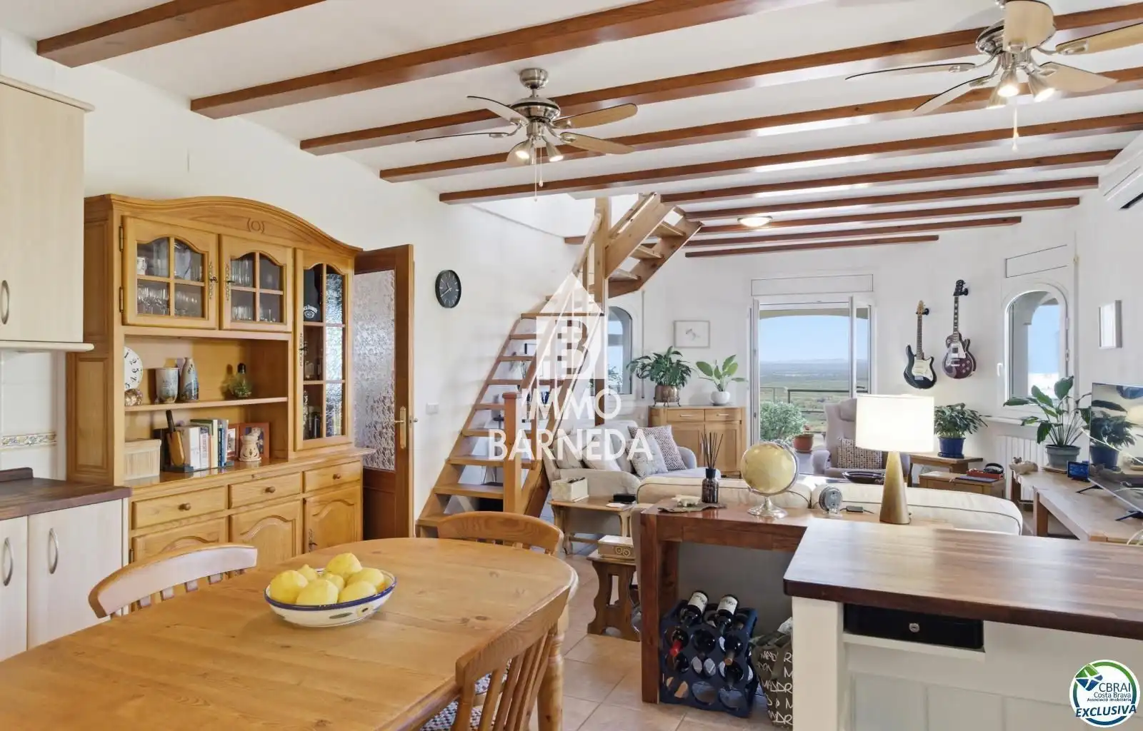 Comedor de Casa o chalet en venta en Palau-saverdera con Aire acondicionado, Calefacción y Piscina