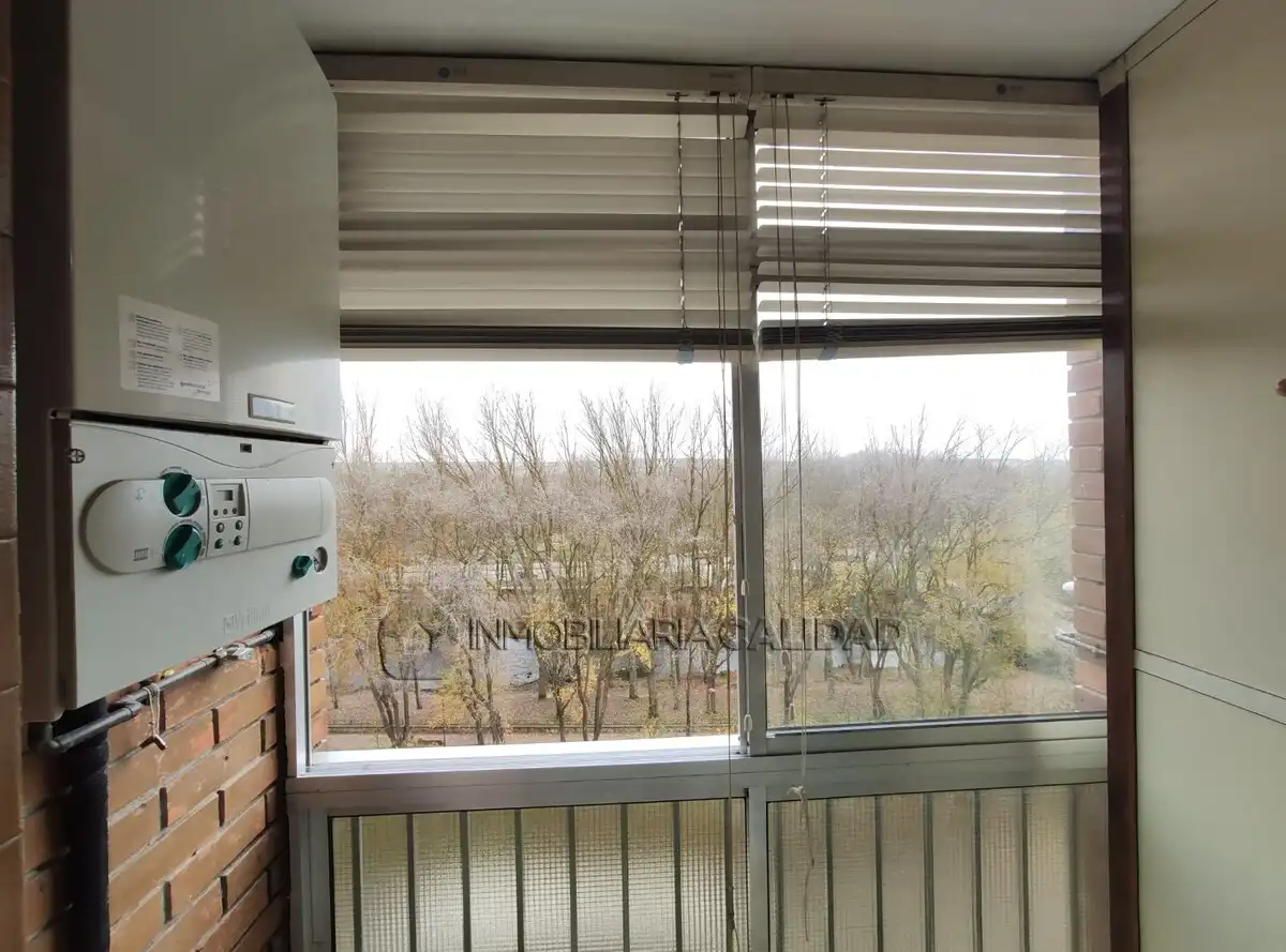 Balcony of Flat for rent in Burgos  with Heating, Terrace and Storage room