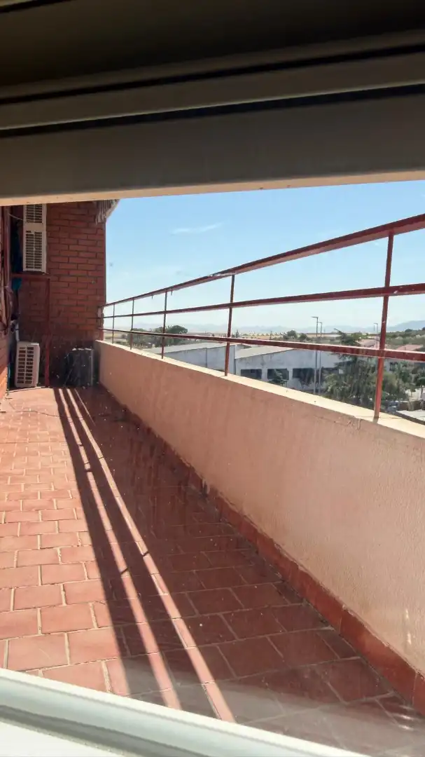 Balcony of Flat for sale in Castuera  with Air Conditioner
