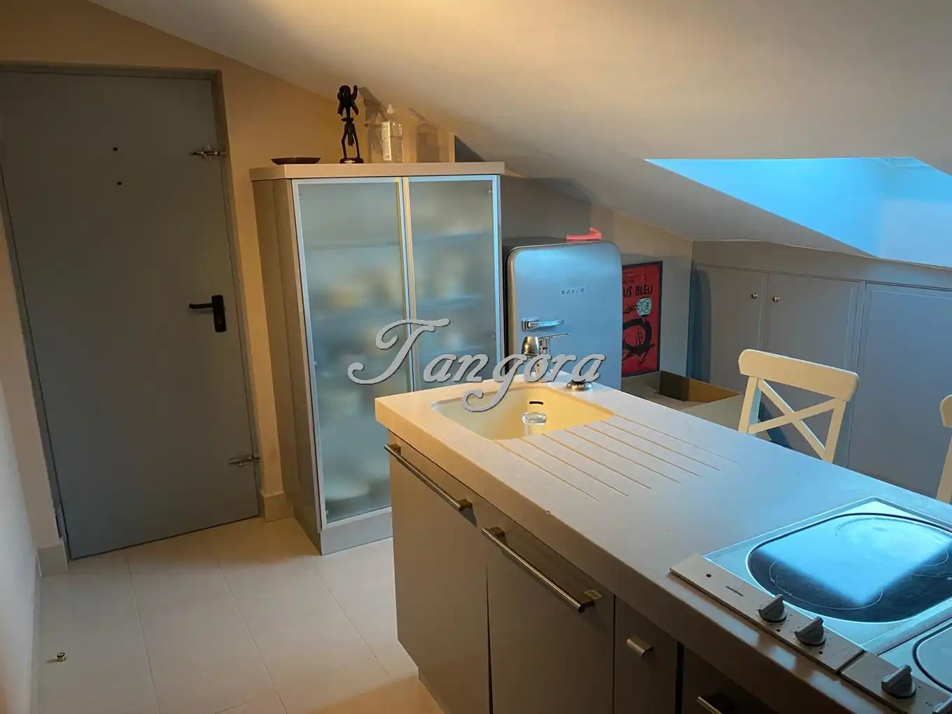 Kitchen of Attic for sale in Getxo   with Air Conditioner, Heating and Parquet flooring