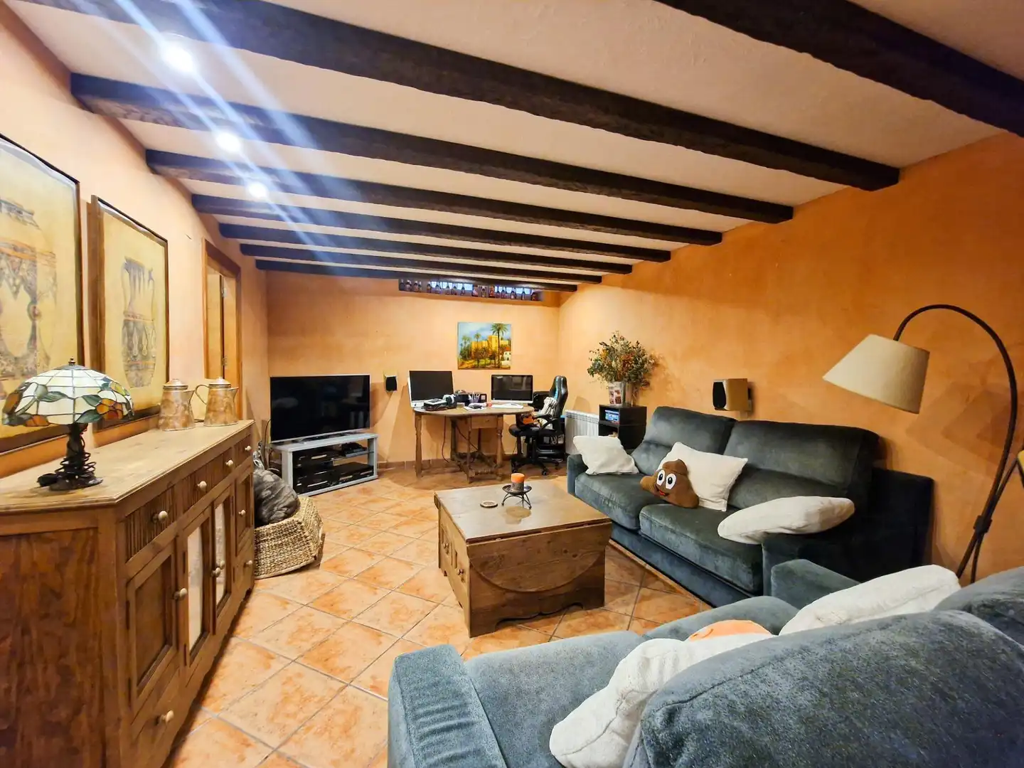 Living room of Houses for sale in Elche / Elx  with Air Conditioner, Heating and Private garden