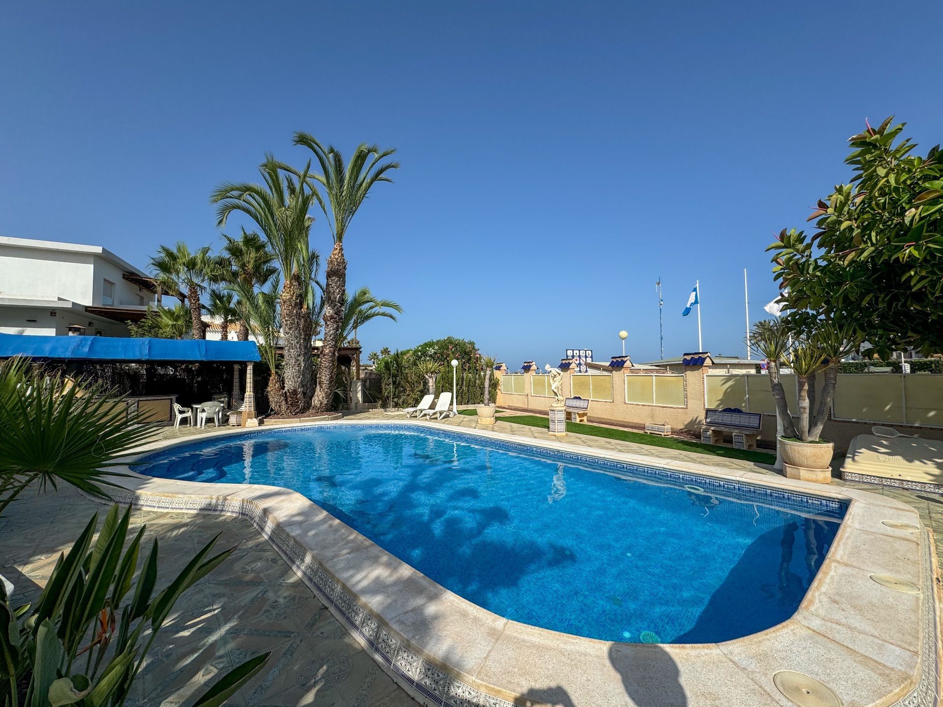 Swimming pool of House or chalet to rent in Orihuela  with Air Conditioner, Heating and Storage room