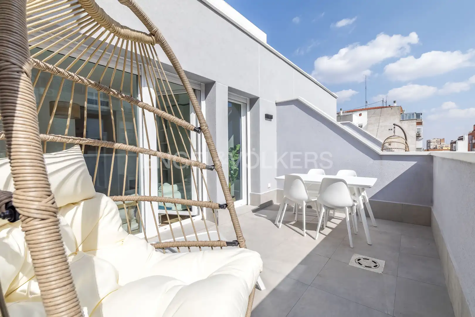 Terrasse von Wohnungen zur Miete in Madrid mit Klimaanlage, Heizung und Terrasse