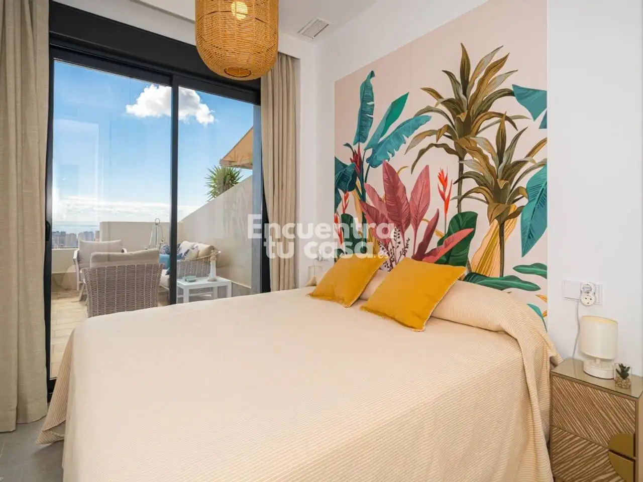 Bedroom of Attic for rent in Finestrat  with Air Conditioner, Heating and Terrace