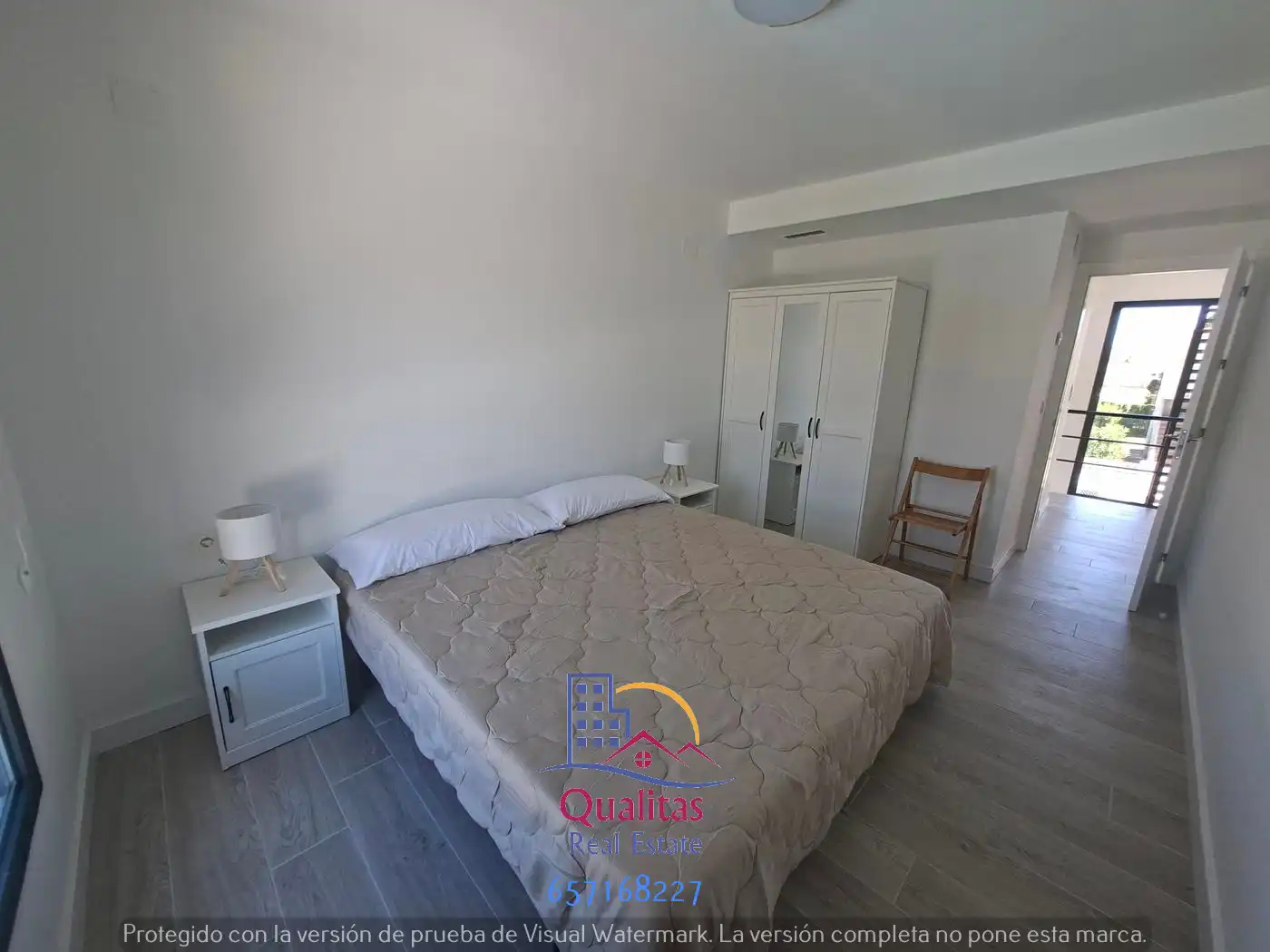 Dormitori de Casa o xalet de lloguer en Oliva amb Aire condicionat, Calefacció i Jardí privat