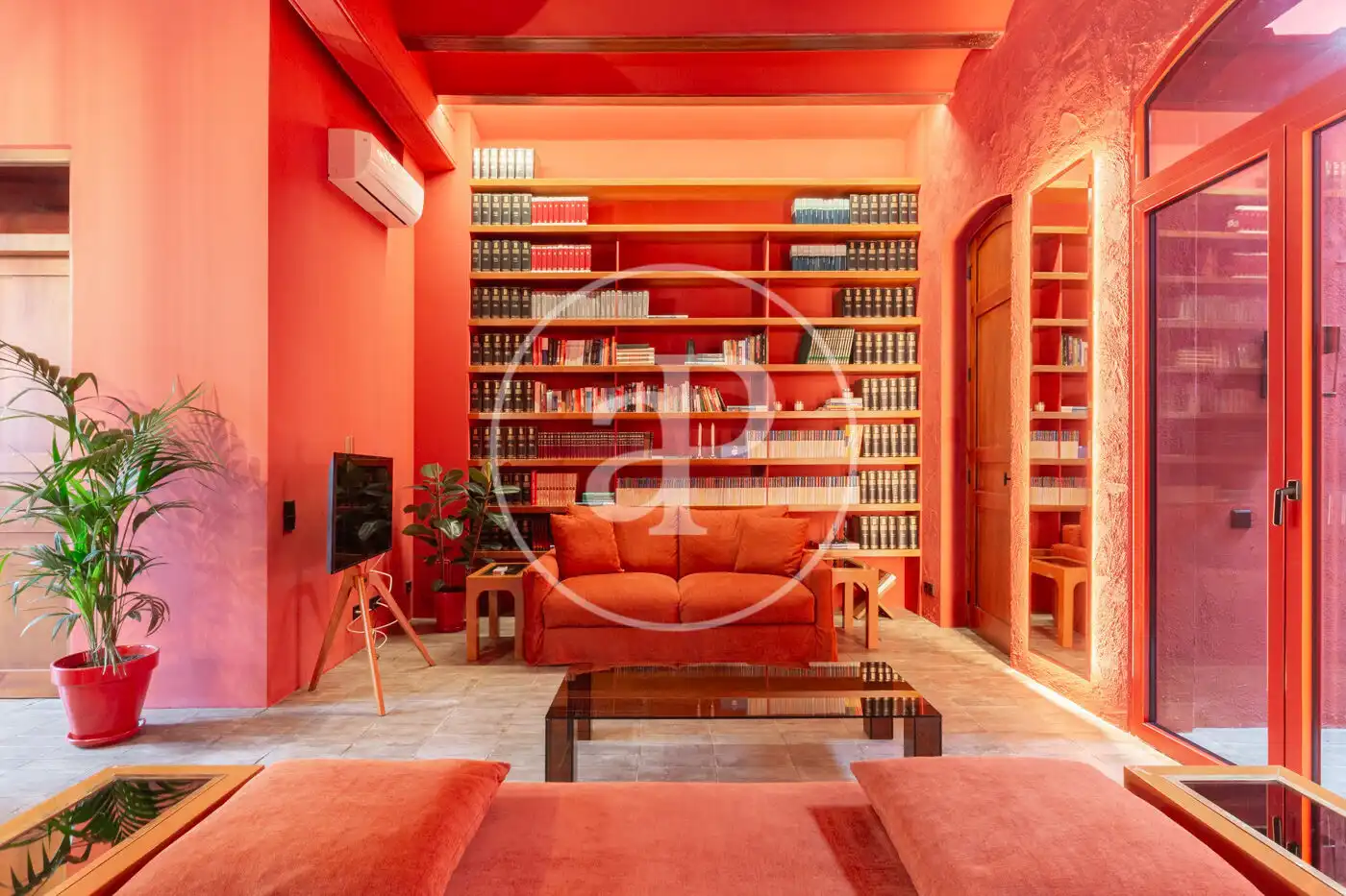Sala de estar de Casa adosada en venta en Valencia con Aire acondicionado, Calefacción y Amueblado