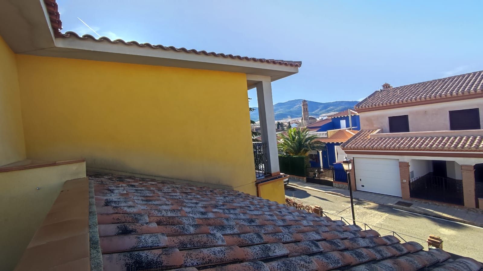 Exterior view of House or chalet for sale in Cogollos de Guadix  with Air Conditioner, Private garden and Terrace