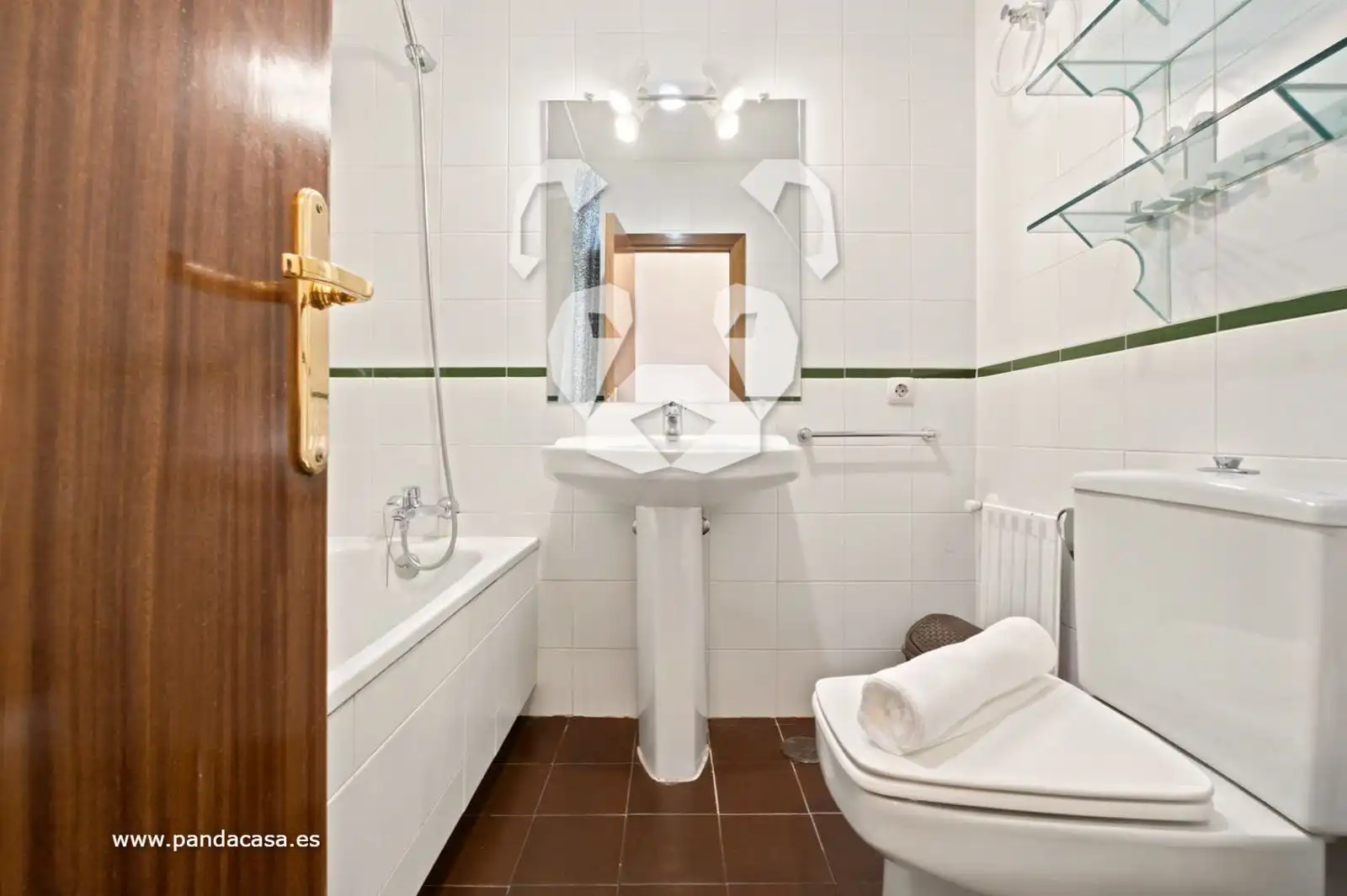 Badezimmer von Wohnung zur Miete in Madrid mit Heizung und Möbliert