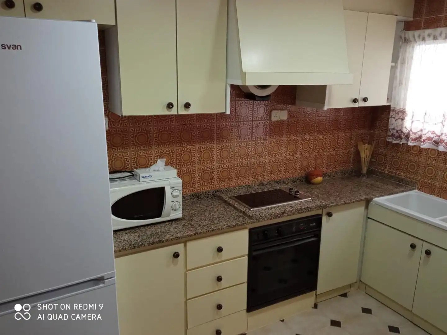 Kitchen of Flat for rent in Valencia  with Air Conditioner, Furnished and Oven