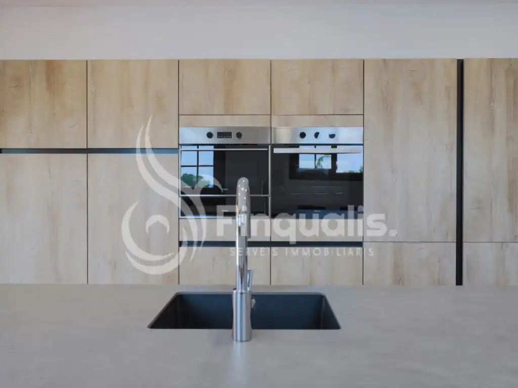 Cocina de Casa o chalet en venta en Santa Eulàlia de Ronçana con Aire acondicionado