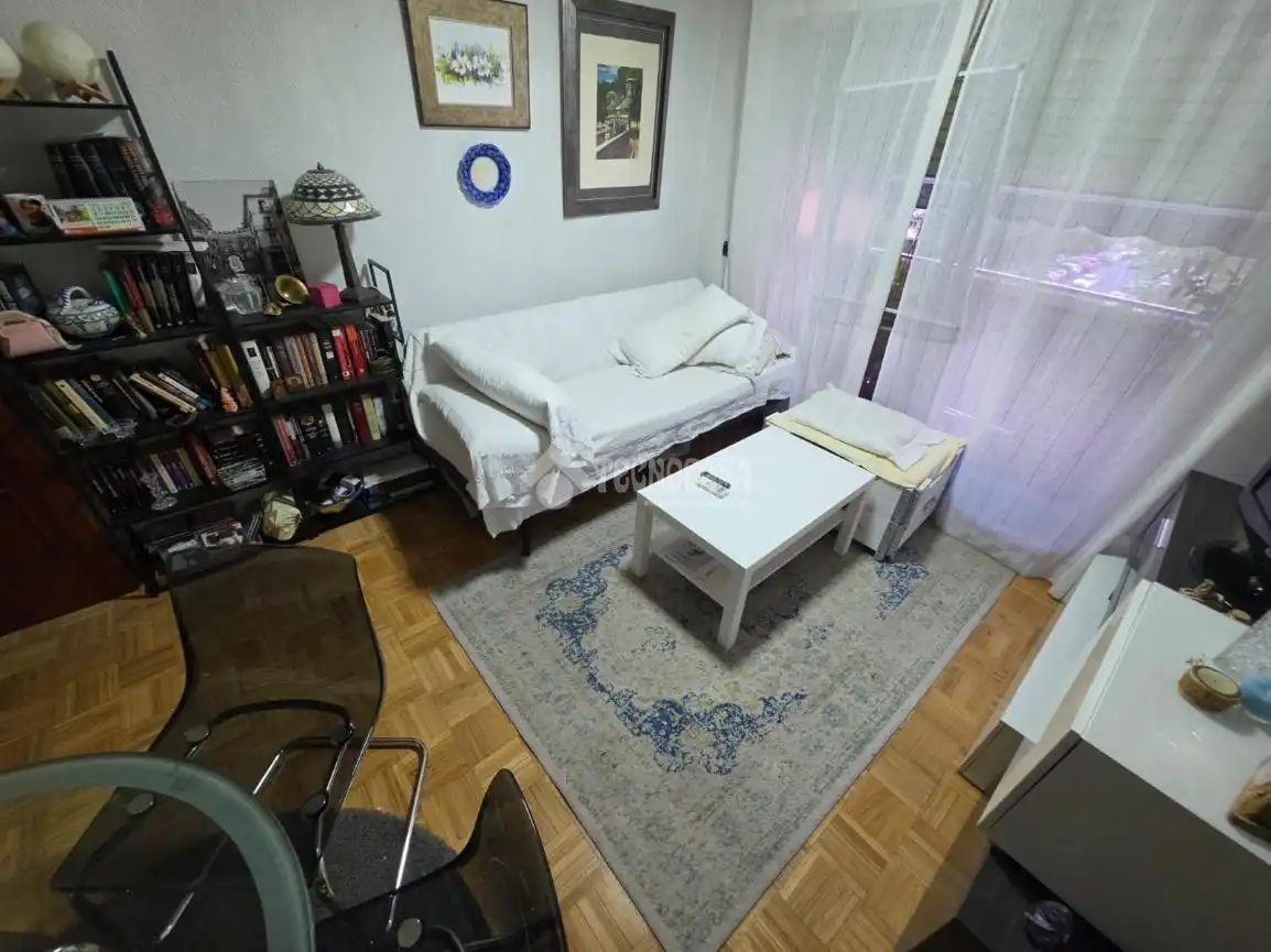 Sala de estar de Piso en venta en Fuenlabrada con Aire acondicionado, Parquet y Terraza