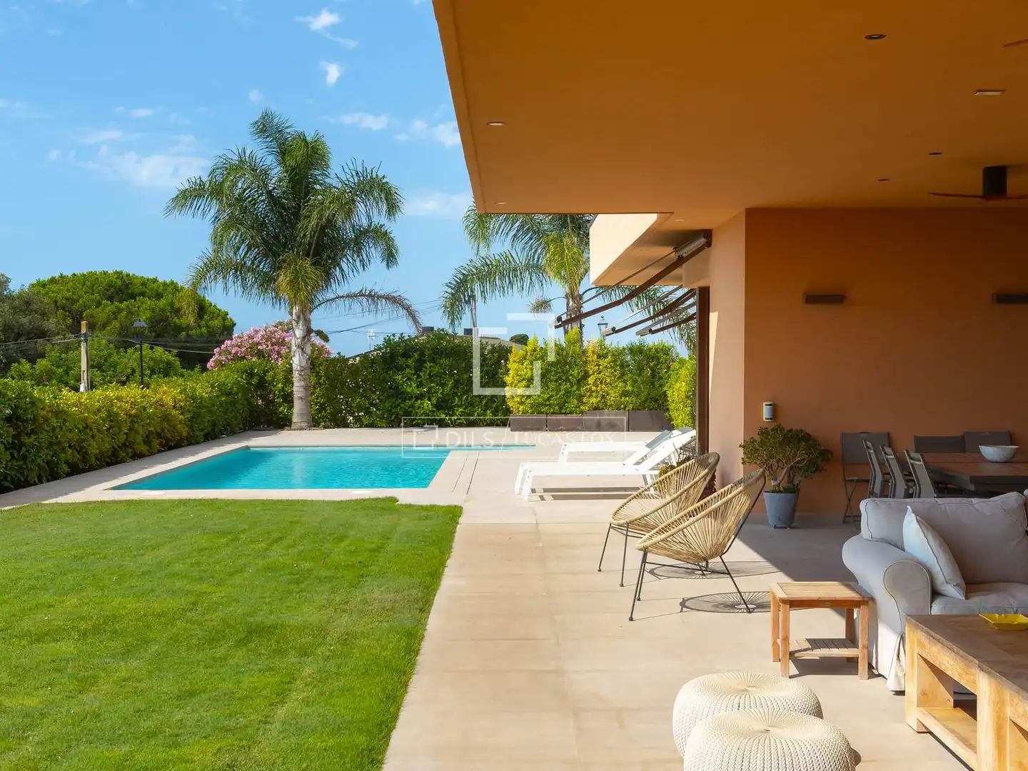 Terraza de Casa o chalet en venta en Sant Vicenç de Montalt con Aire acondicionado, Calefacción y Jardín privado