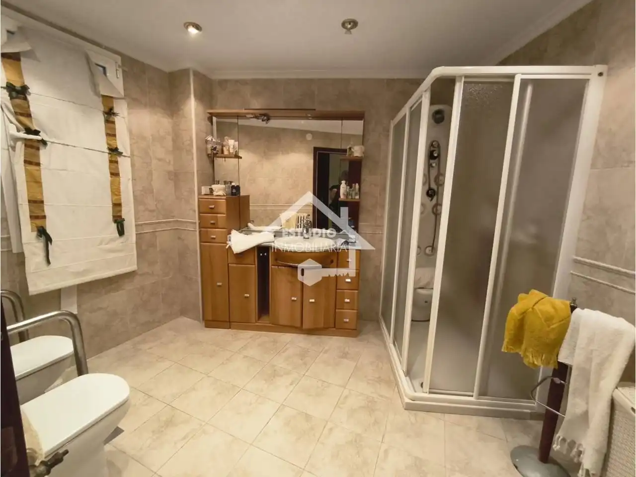 Badezimmer von Wohnung zum Verkauf in Navarrete mit Heizung, Terrasse und Abstellraum