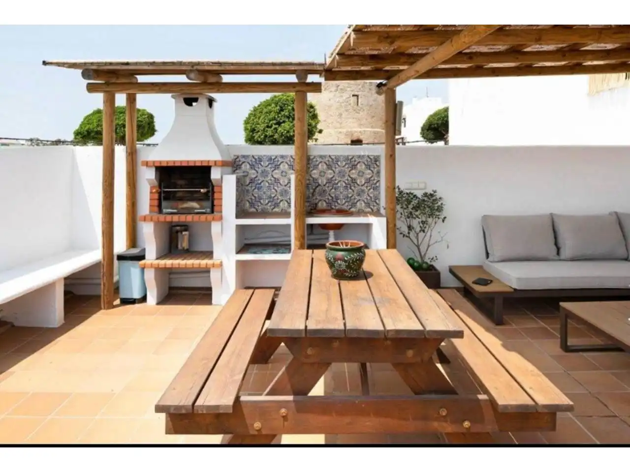 Terrassa de Casa o xalet en venda en Conil de la Frontera amb Aire condicionat, Calefacció i Terrassa