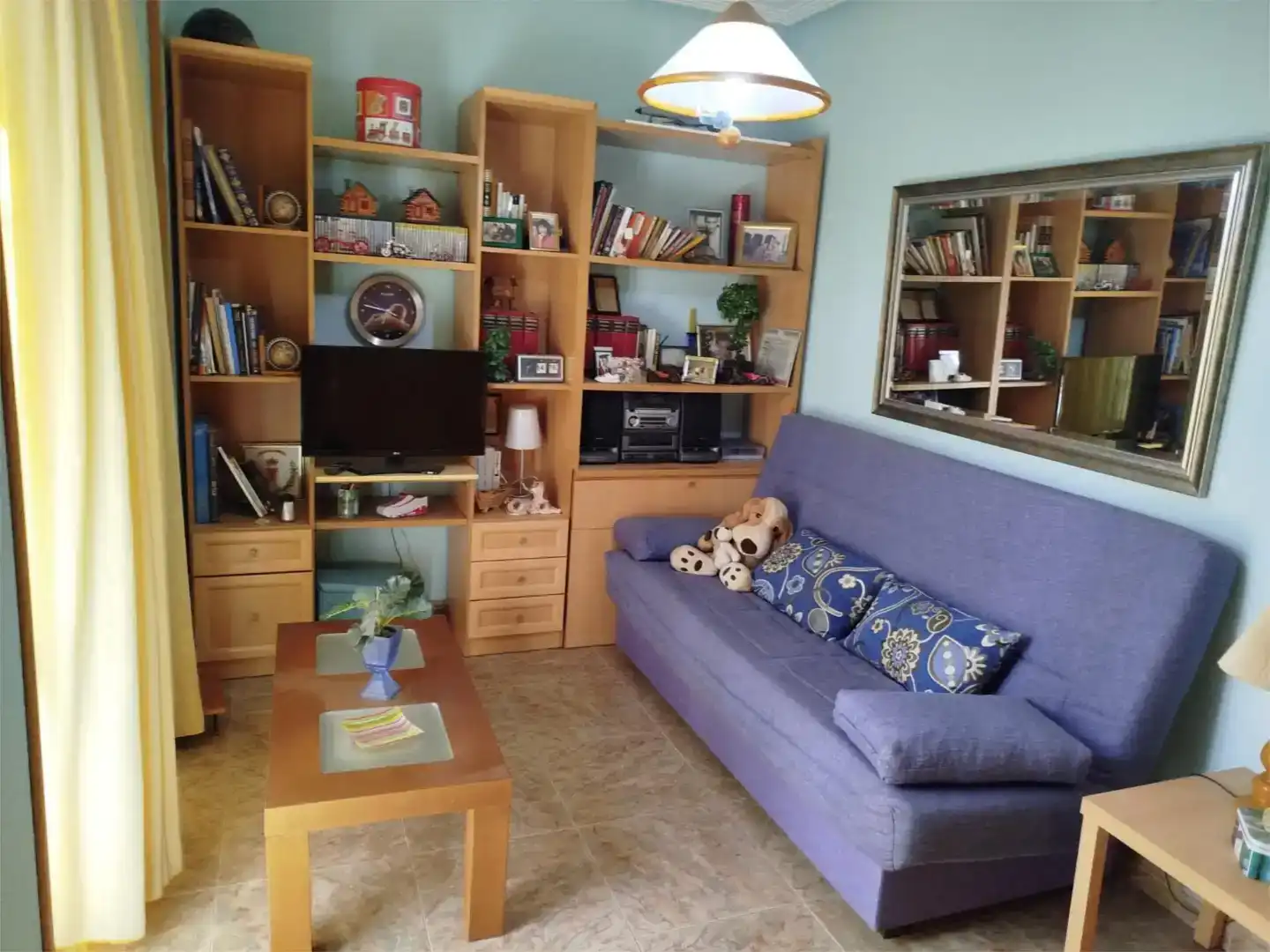 Sala d'estar de Dúplex en venda en  Murcia Capital amb Aire condicionat i Balcó