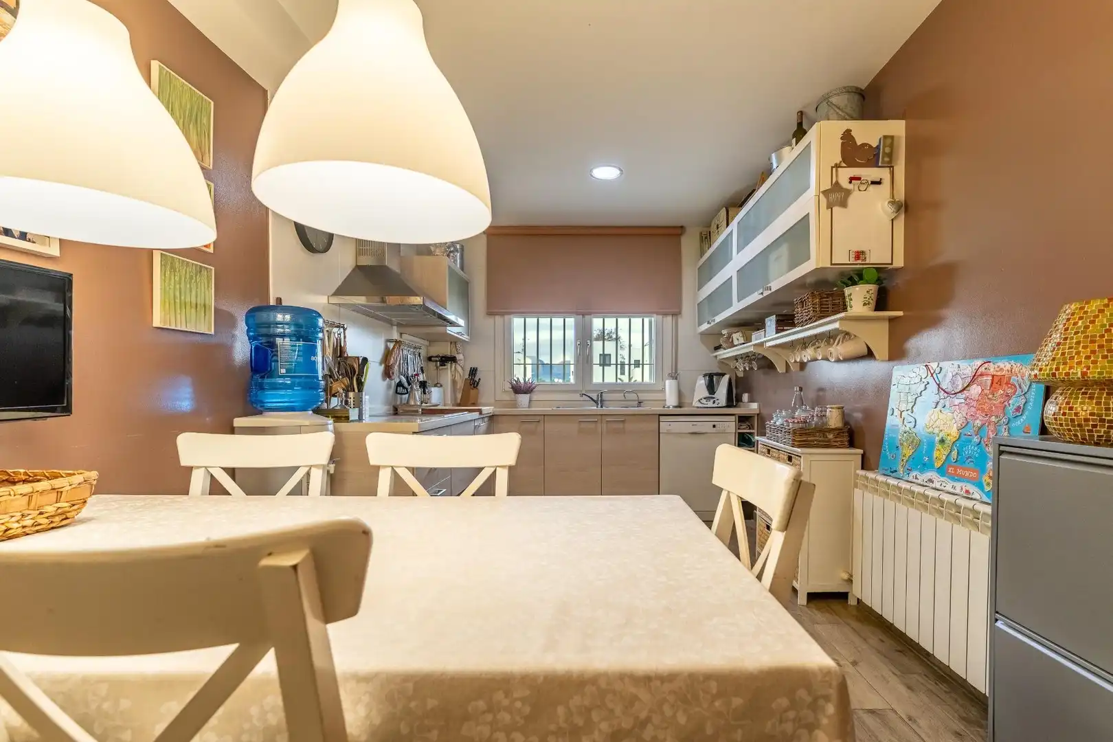 Cocina de Casa adosada en venta en Montbrió del Camp con Aire acondicionado, Calefacción y Jardín privado