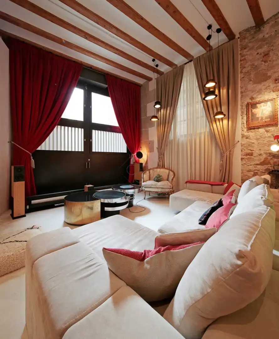 Sala d'estar de Loft en venda en Barcelona amb Aire condicionat i Calefacció