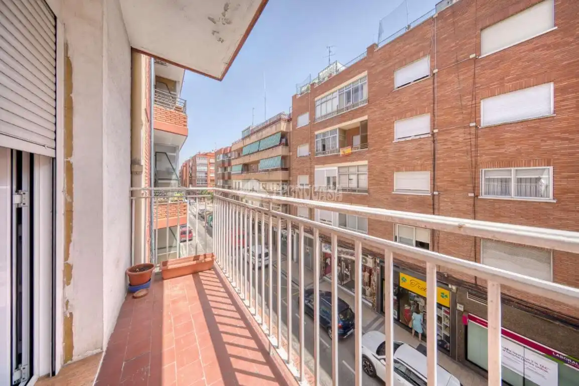 Balcony of Flat for sale in Valladolid  with Heating, Parquet flooring and Furnished