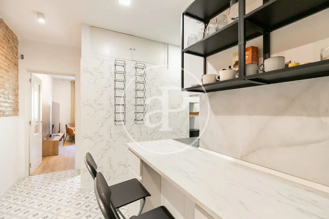 Küche von Wohnung zum Verkauf in Barcelona mit Heizung