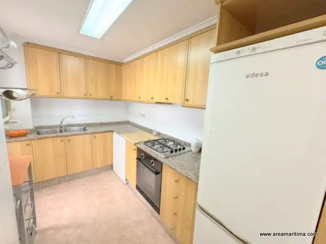 Kitchen of Flat for rent in Paterna  with Air Conditioner, Furnished and Balcony