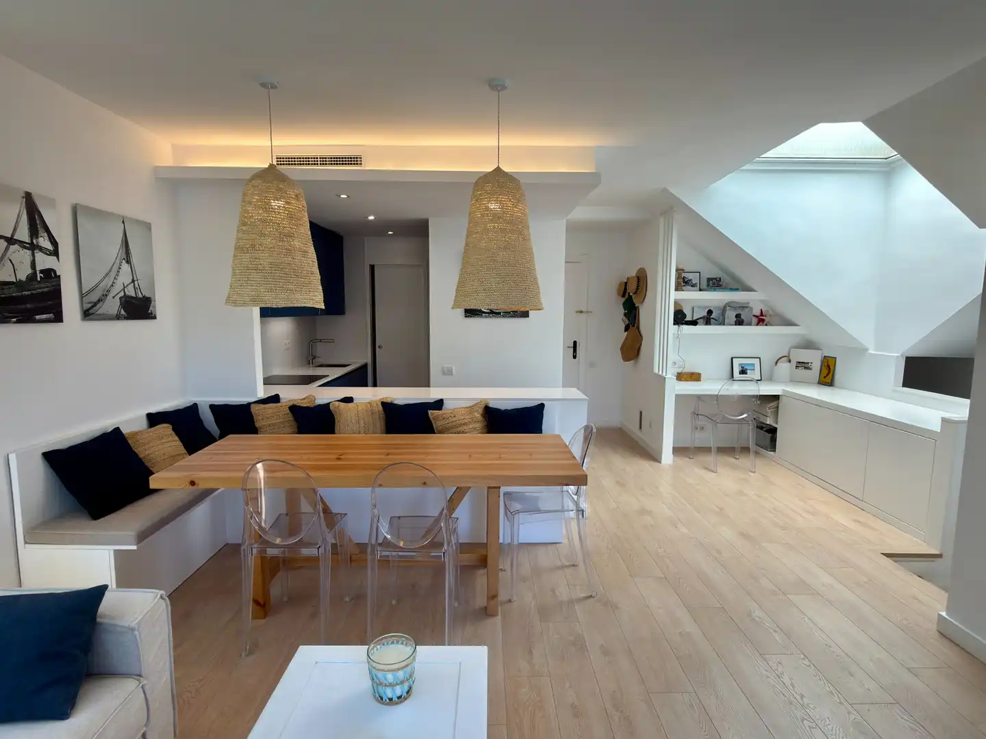 Esszimmer von Wohnungen zum Verkauf in Palafrugell mit Klimaanlage, Parkett und Abstellraum