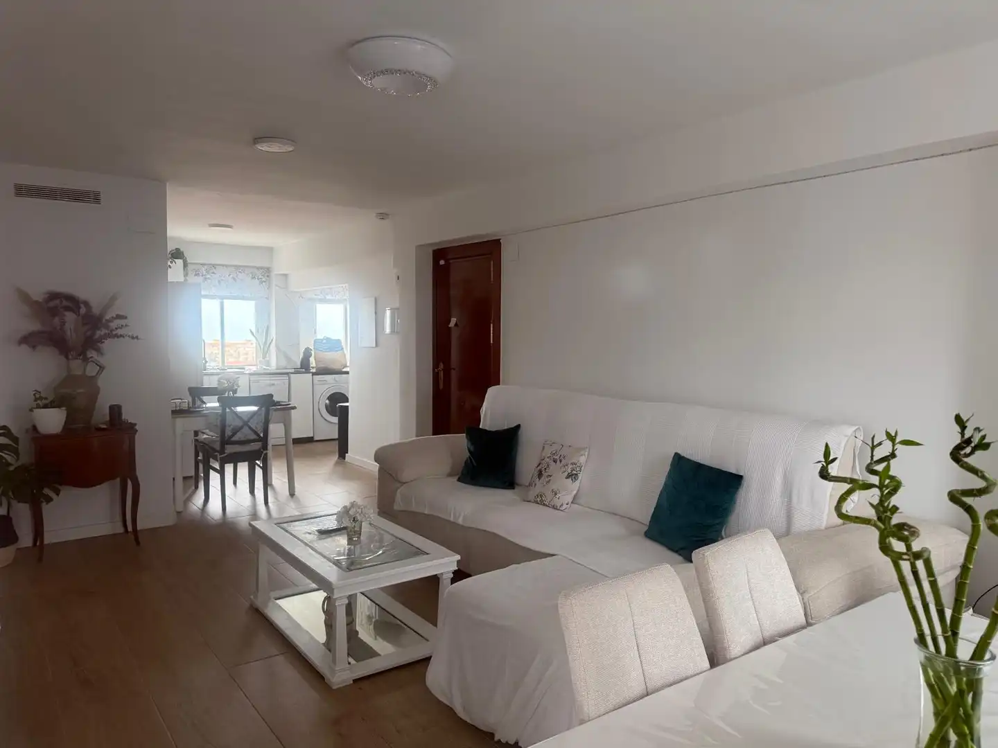 Sala de estar de Piso en venta en Málaga con Aire acondicionado, Terraza y Amueblado