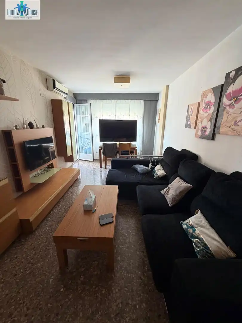 Sala d'estar de Pis en venda en Albacete amb Aire condicionat, Calefacció i Moblat