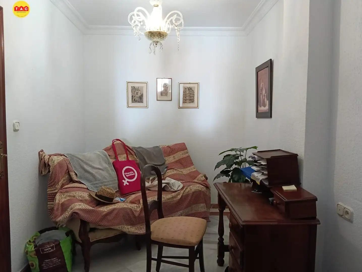 Sala de estar de Piso en venta en Lepe con Aire acondicionado, Terraza y Trastero